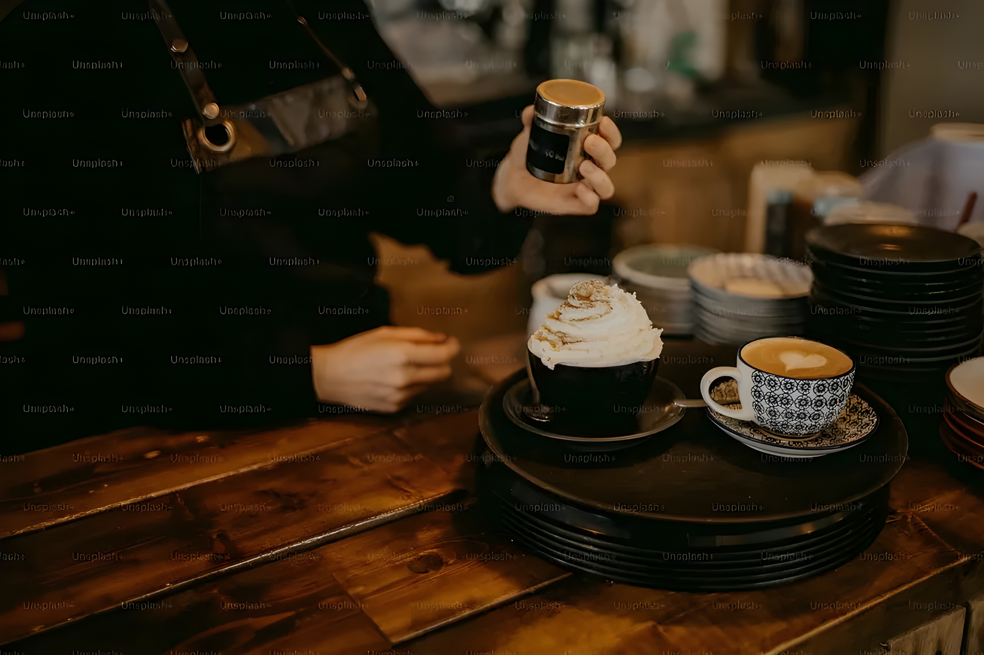 Aesthetic coffee rituals